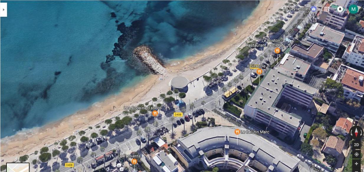 Blue Summer Vibes For 4p, Ac, Parking, Beachfront, Access -5 Apartment